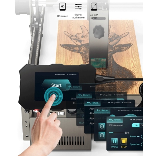 Lézer plotter gravírozó Atomstack A10 Pro 40x40cm | HU terjesztés
